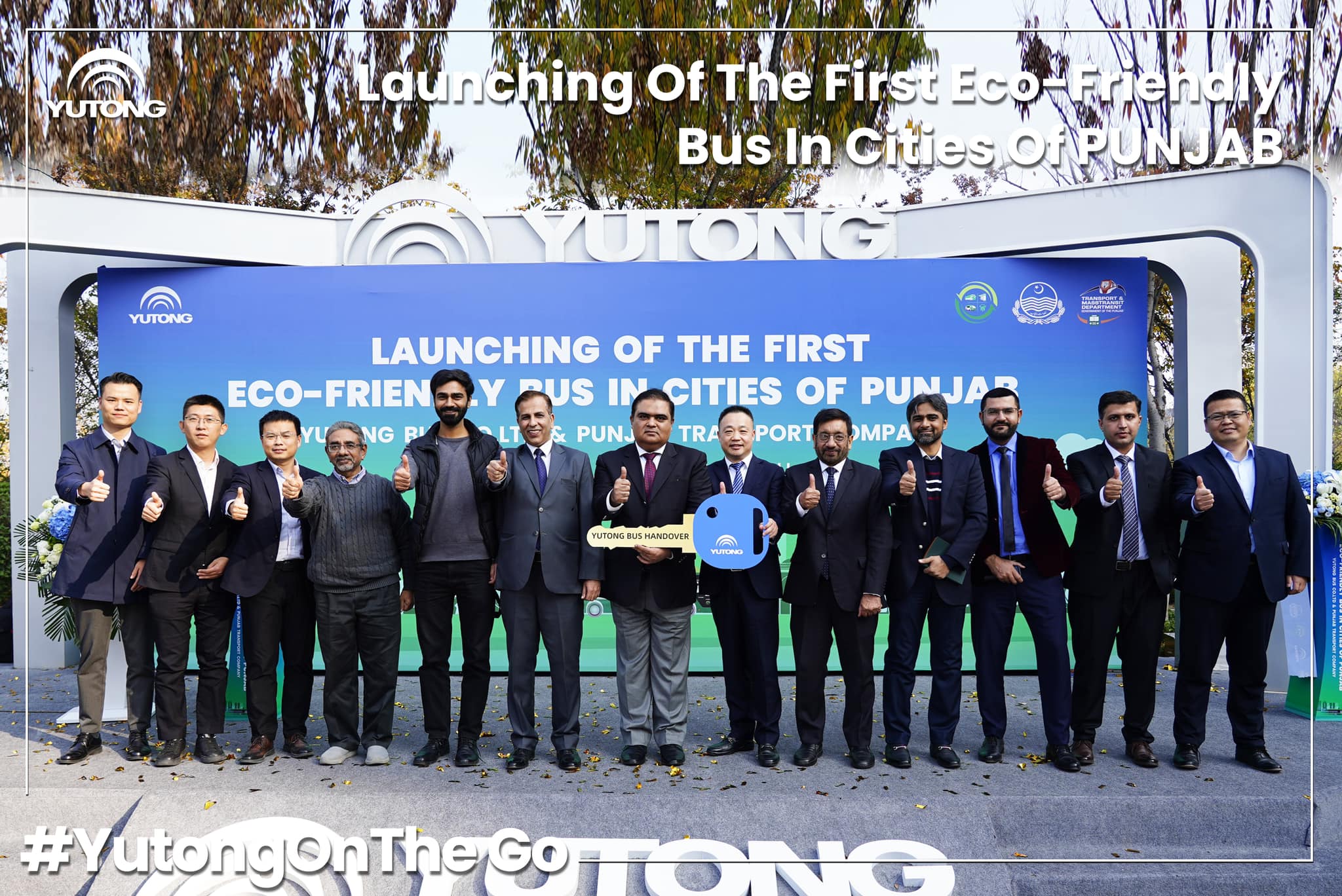 Yutong proudly launched Punjab’s first eco-friendly city bus