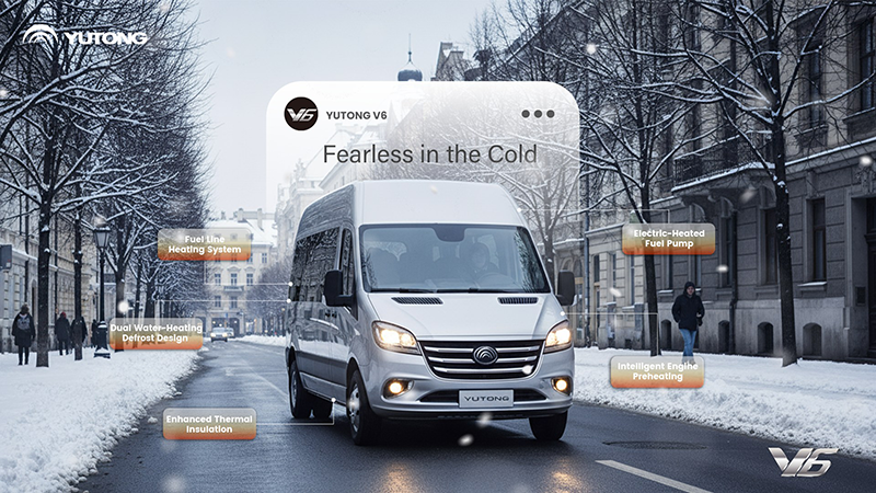 Yutong V6 van, The Professional van That Conquers the Blizzard, Wins Global Customers Trust and Delivers Better Operation Yutong V6 van, The Professional van That Conquers the Blizzard, Wins Global Customers Trust and Delivers Better Operation