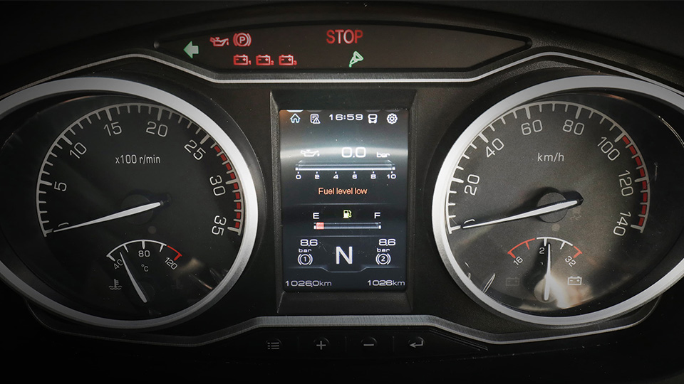 Encircling instrument panel