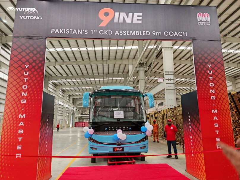 Yutong’s commitment to localization: The first Pakistani KD-assembled 9INE rolled off the production line
